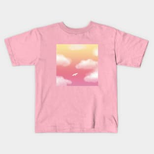 Beautiful Pink Sky Kids T-Shirt